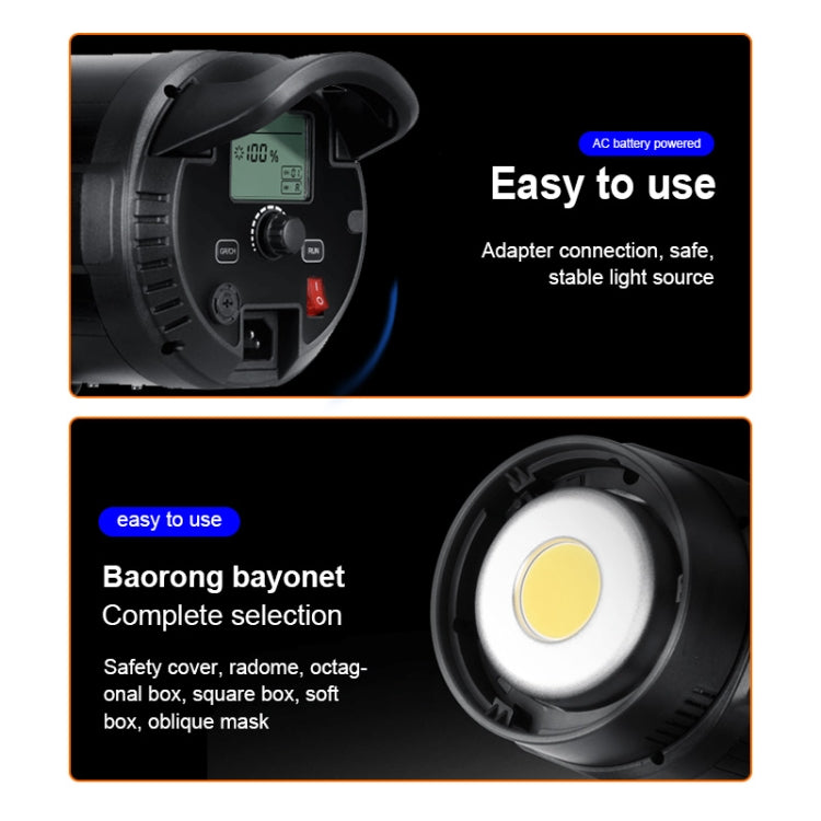 捷寶 EX-200W 影室閃光燈內置散熱系統帶EX-200III LED單燈