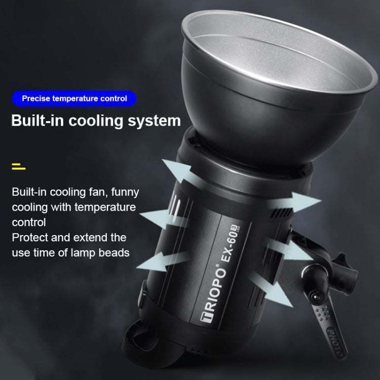 捷寶 EX-60W 影室閃光燈內置散熱系統帶EX-60III LED單燈