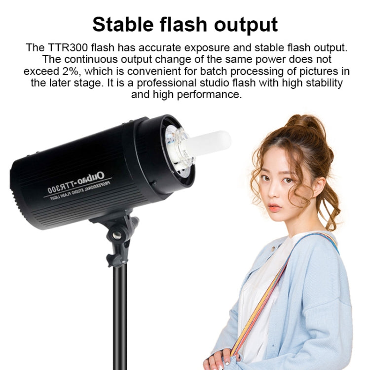 捷寶 歐寶TTR300W 影室閃光燈帶E27燈泡