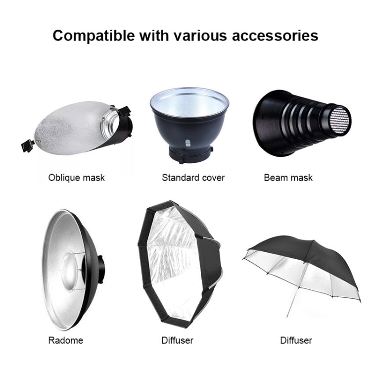 捷寶 歐寶TTR400W 影室閃光燈帶E27燈泡