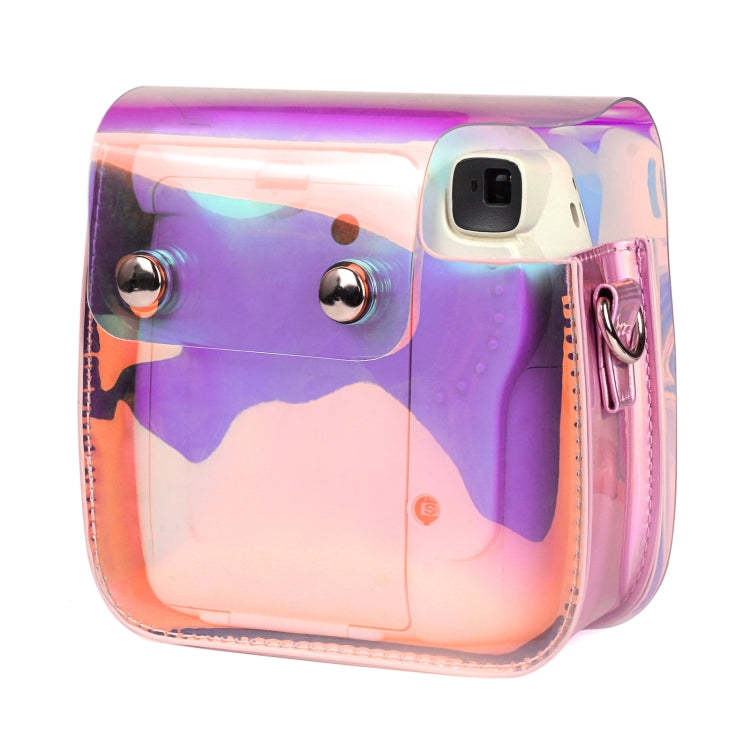 透明幻彩PVC相機包帶肩帶 適用於Fujifilm Instax mini 11