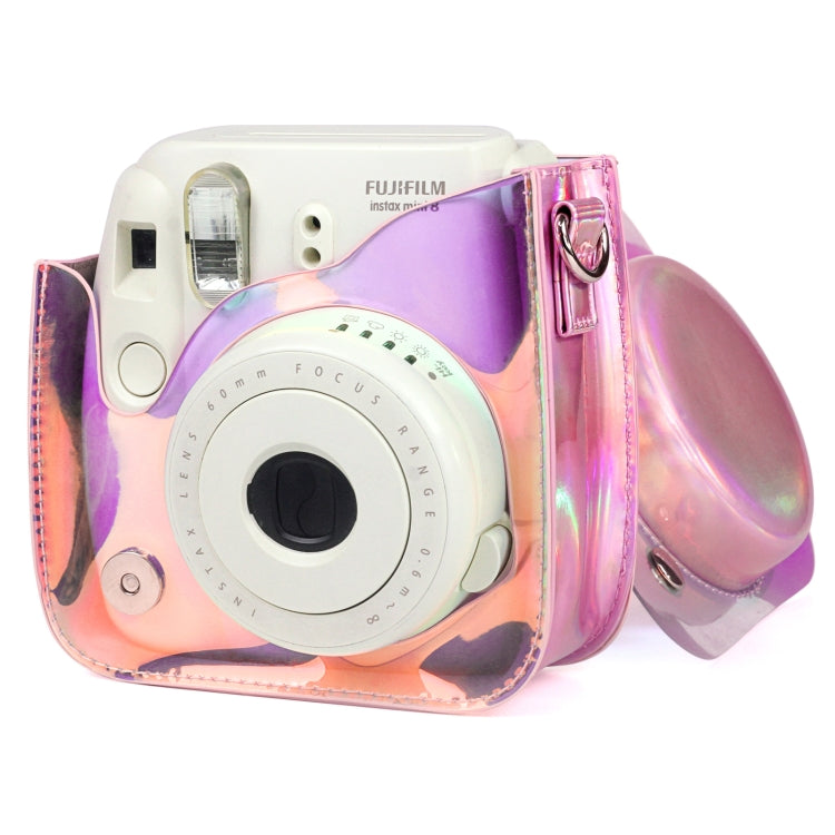 透明幻彩PVC相機包帶肩帶 適用於Fujifilm Instax mini 11
