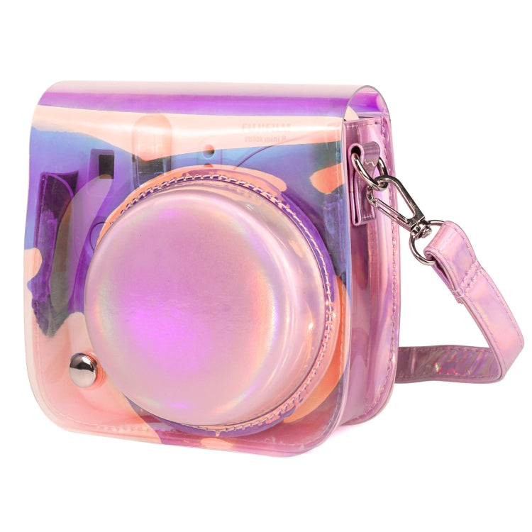 透明幻彩PVC相機包帶肩帶 適用於Fujifilm Instax mini 11