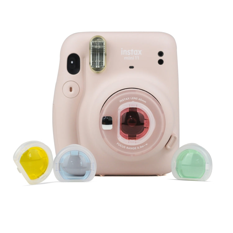 4個/套 果凍四色相機濾鏡 適用於Fujifilm Instax mini 11