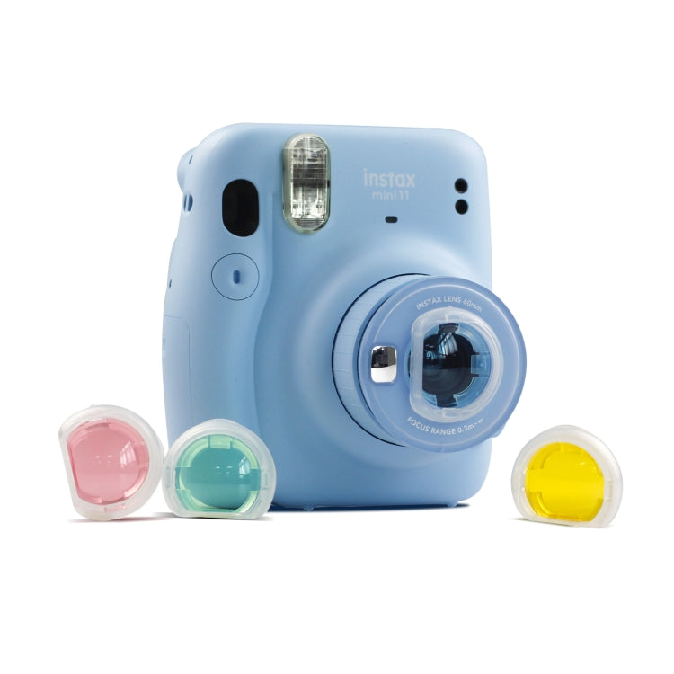 4個/套 果凍四色相機濾鏡 適用於Fujifilm Instax mini 11