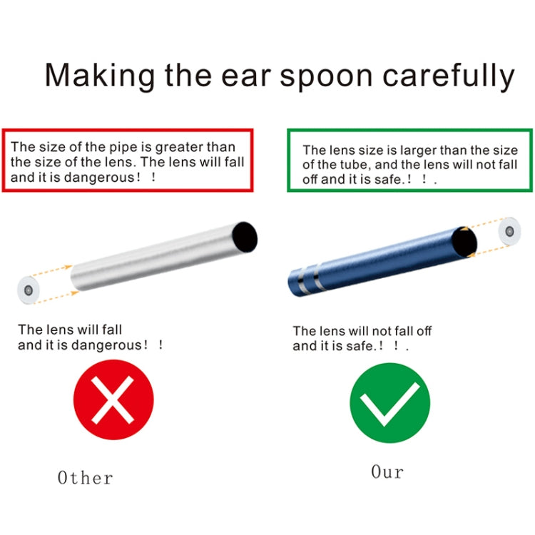 I98 可視耳鼻牙內窺鏡 130萬高清像素 鏡頭直徑: 5.5mm