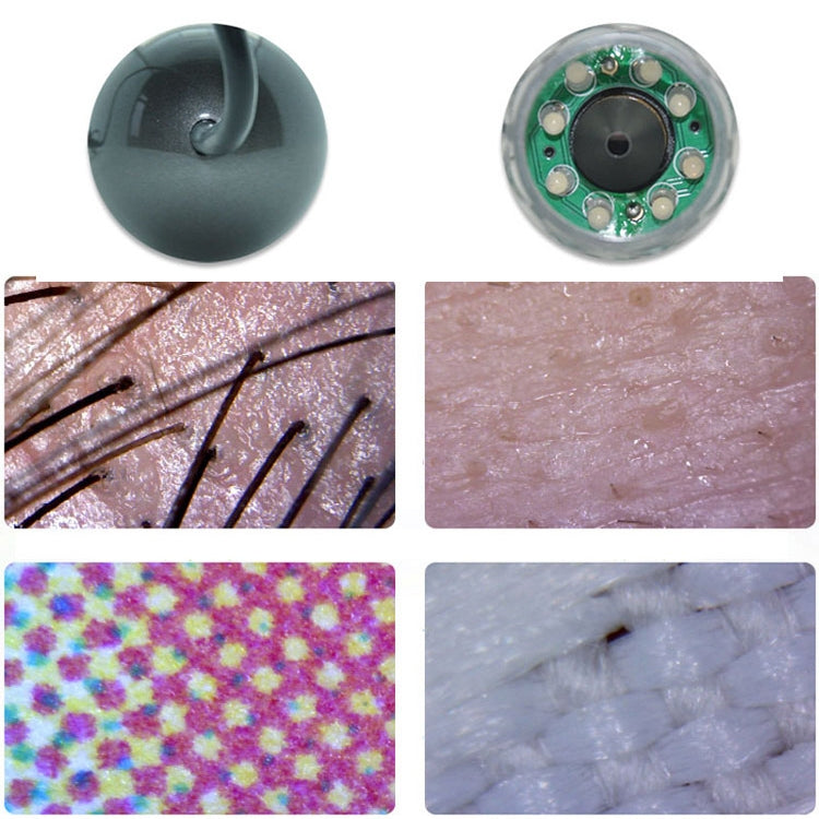 1000X變焦30萬像素高清3合一USB顯微鏡帶8顆燈珠 &台座