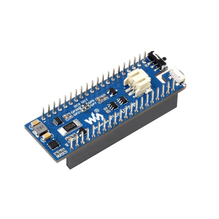 Waveshar 適用於Raspberry Pi Pico UPS不間斷電源擴展板 600mAh鋰電池模塊 20121