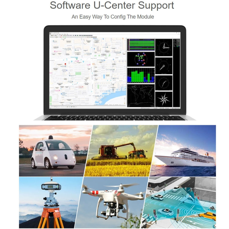 Waveshare  ZED-F9P GPS-RTK HAT 多頻段 RTK GPS模塊 用於Raspberry Pi 19884