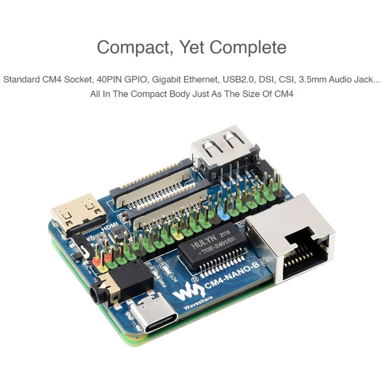 Waveshare  適用於 Raspberry Pi CM4   Nano基板B 21726