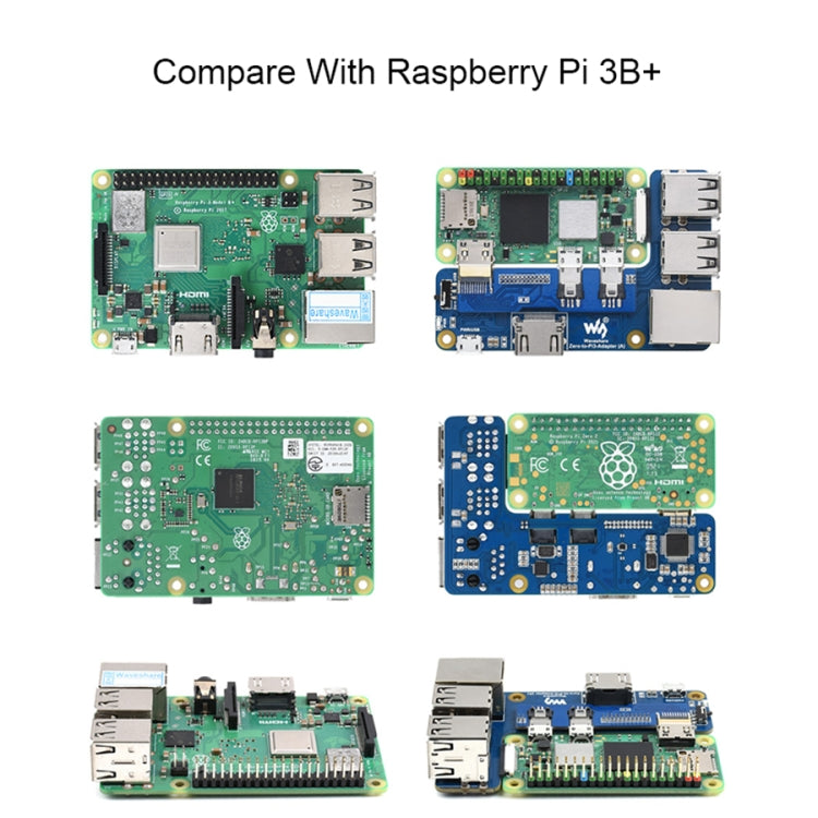 Waveshare  適用於Raspberry Pi 3 Model B/B+ 的 Raspberry Pi Zero 轉 3B 適配器