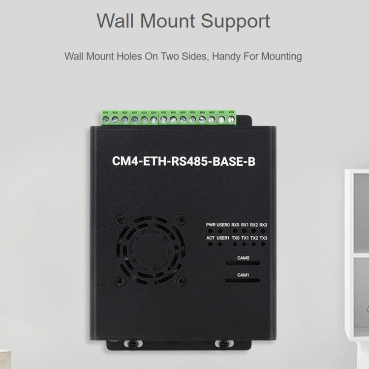 Waveshare  雙 ETH 迷你電腦 適用於 Raspberry Pi CM4