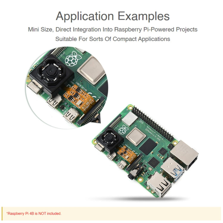 Waveshare  適用於Raspberry Pi  OV5647光學圖像穩定相機模塊 22980