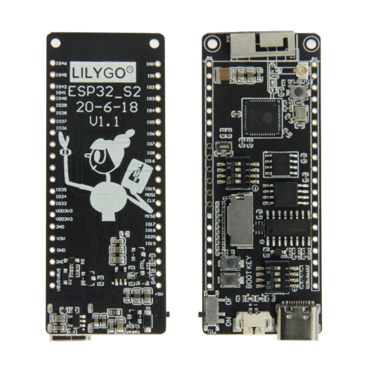 TTGO ESP32-S WIFI無線模塊Type-c連接器TF卡插槽開發板