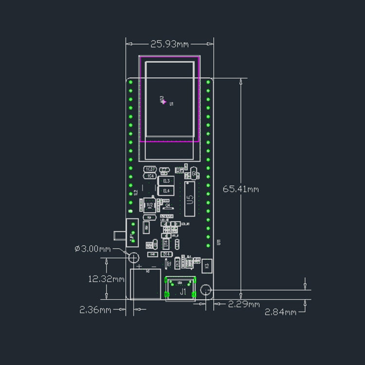 TTGO T-Koala ESP32 藍牙和WiFi模塊4MB開發板 ESP32-WROOM-32