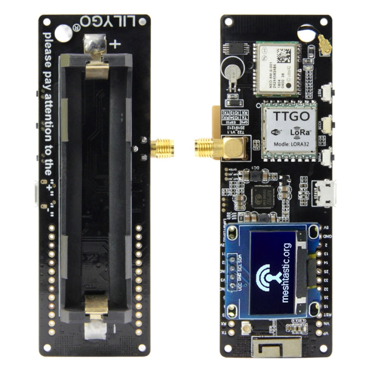TTGO 923MHZ OLED Meshtastic T Beam V1.1 ESP32 18650電池支架