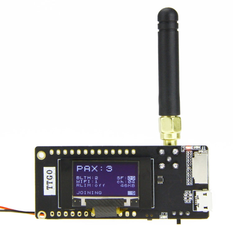 TTGO LoRa32 V2.1 ESP32 OLED 0.96寸藍牙WIFI無線模塊SMA IP5306  433MHz