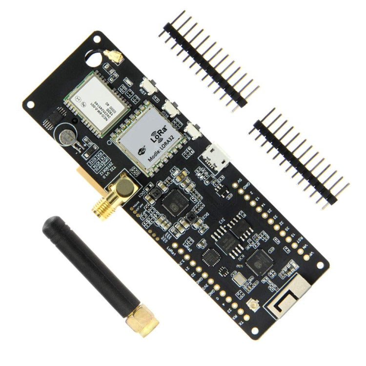 TTGO T-Beamv1.0 ESP32 芯片藍牙WiFi無線模塊LoRa GPS NEO-6M SMA 原版ESP32 LoRa，433MHz