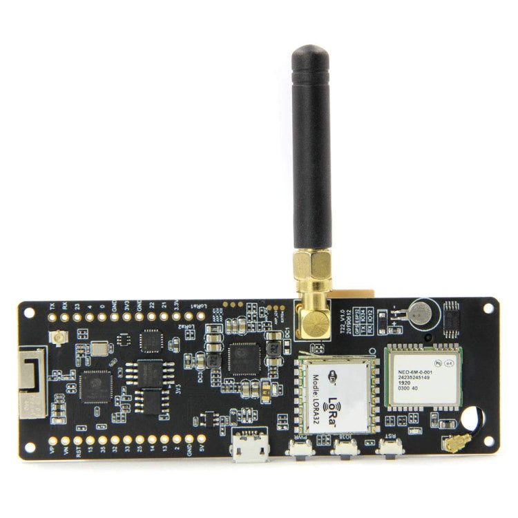 TTGO T-Beamv1.0 ESP32 芯片藍牙WiFi無線模塊LoRa GPS NEO-6M SMA 原版ESP32 LoRa，868MHz