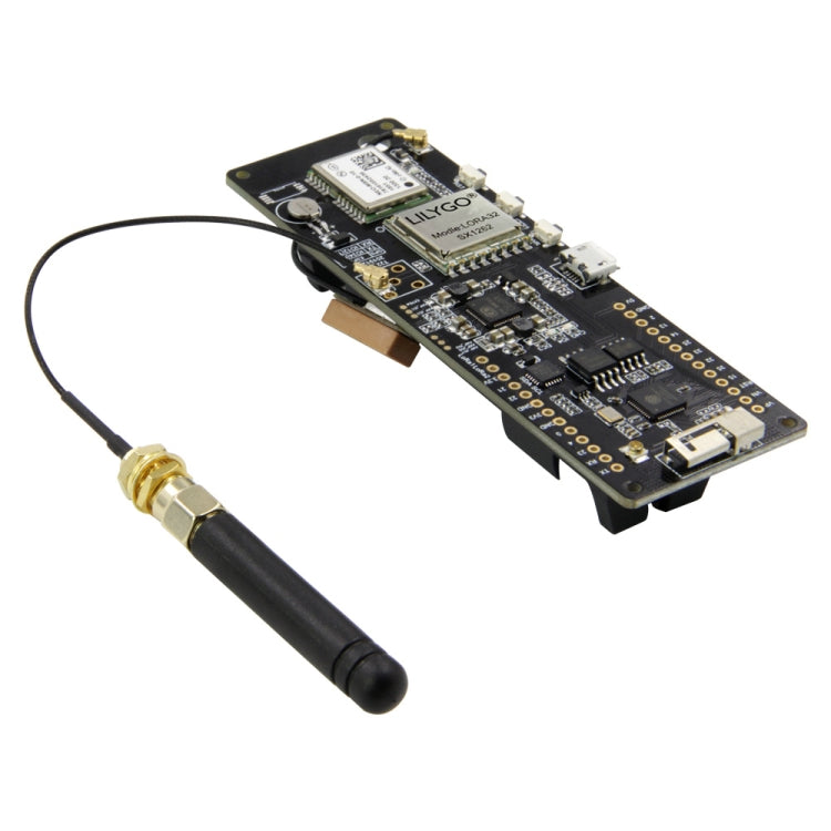 TTGO T-Beam ESP32 WiFi無線藍牙模塊ESP 32 GPS NEO-M8N LORA 32，帶868MHz天線 & 18650電池槽