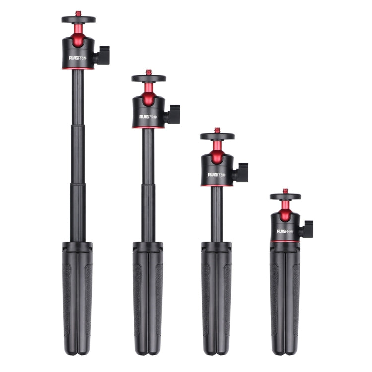 RUIGPRO Multi-functional Foldable Tripod Holder Selfie Monopod Stick with Ball Head for GoPro, Insta360, DJI and Other Action Cameras