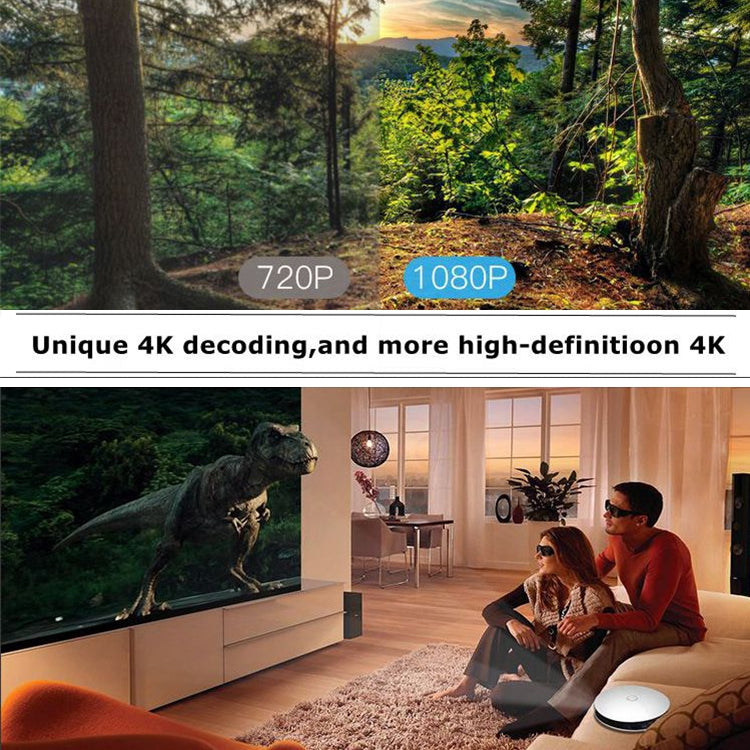 微傑 DL-S9 220流明 1280x720 720P 藍牙WiFi高清智能激光3D投影儀 支持HDMI / USB x 2 / TF卡