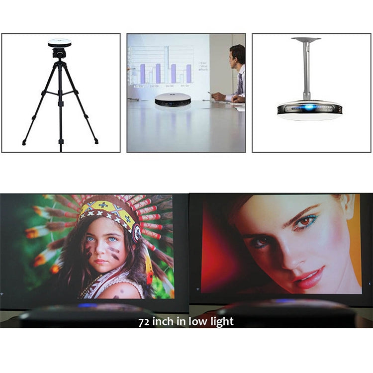 微傑 DL-S9 220流明 1280x720 720P 藍牙WiFi高清智能激光3D投影儀 支持HDMI / USB x 2 / TF卡