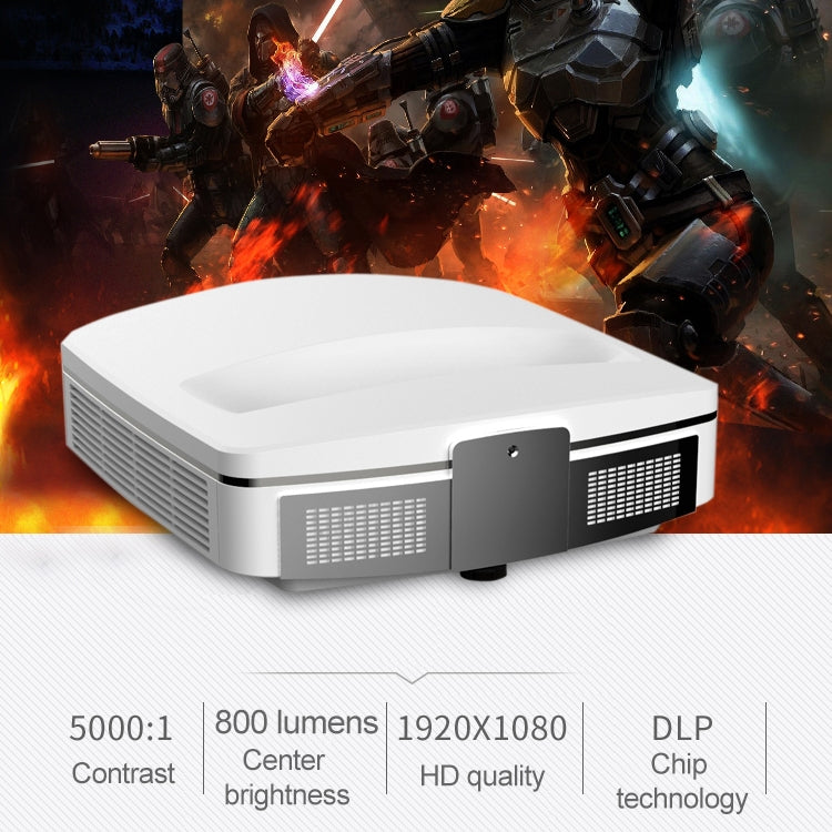 微傑 K5+ 3400流明 1280x1080 1080P 藍牙WiFi高清智能3D超短焦投影儀 支持HDMI x 2 / USB x 2 /  Micro SD卡