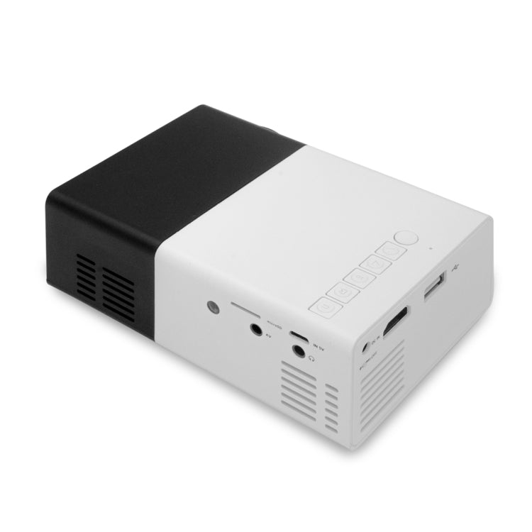YG300 400流明 投影儀 帶遙控器，支持HDMI, AV, SD, USB 接口