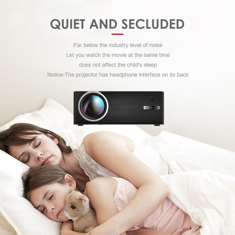Cheerlux C7 1800流明 800 x 480 720P 1080P 高清智能投影儀 支持HDMI / USB / VGA / AV / SD 基礎款