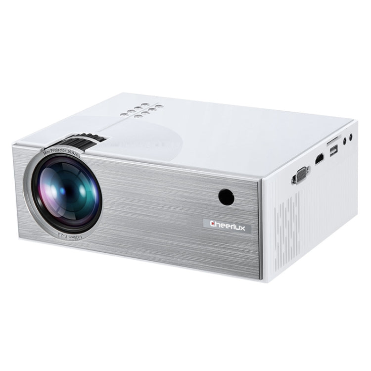Cheerlux C7 1800流明 800 x 480 720P 1080P 高清智能投影儀 支持HDMI / USB / VGA / AV / SD 基礎款