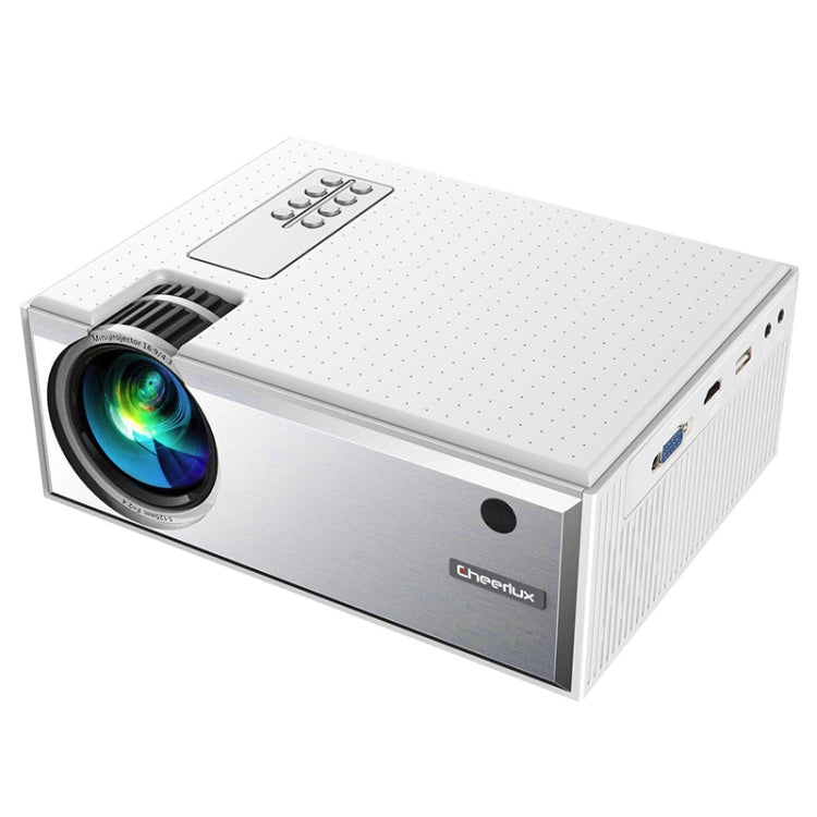 Cheerlux C8 1800流明 1280x800 720P 1080P WiFi同屏版高清智能投影儀 支持HDMI / USB / VGA / AV