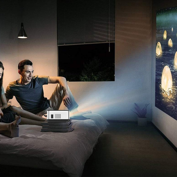 Cheerlux C9 1920x1080P HD Android Smart Projector, Support HDMI x 2 / USB x 2 / VGA / AV