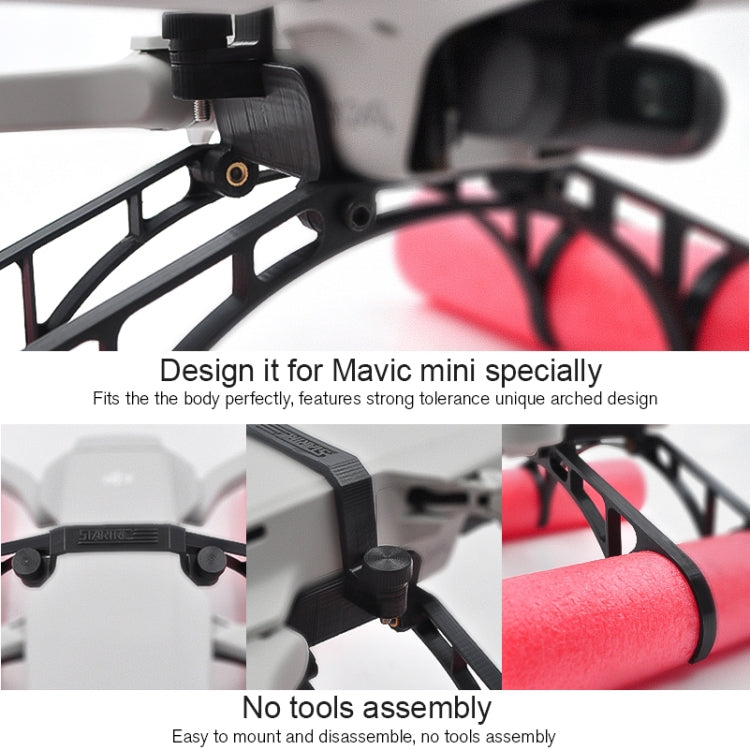 STARTRC 1106776 適用於DJI大疆御mini無人機增高減震腳架水上降落架浮力棒