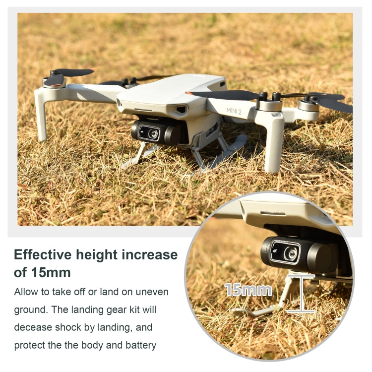 STARTRC 1106837 適用於DJIDJI Mini 2 / Mavic Mini迷你無人機防摔防碰撞快拆延長增高腳架