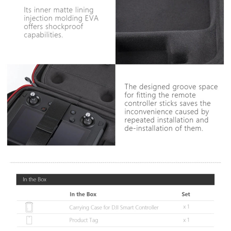 PGYTECH P-15D-005帶屏遙控器便攜配件包適用於用於DJI Mavic 2