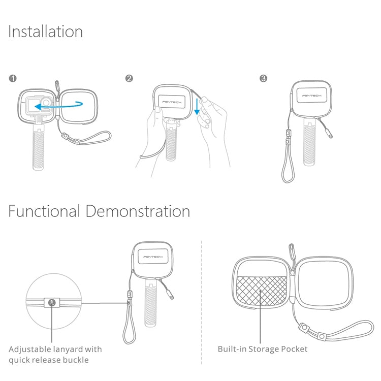 PGYTECH P-GM-127 硬殼保護套適用於大疆DJI Osmo Action