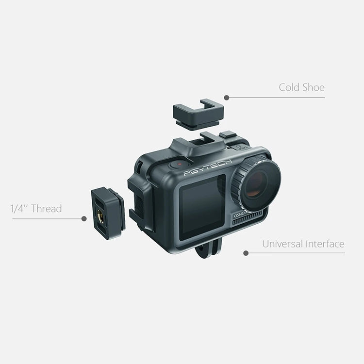 PGYTECH P-11B-010 運動相機兔籠配件Vlog適用於大疆DJI Osmo Action