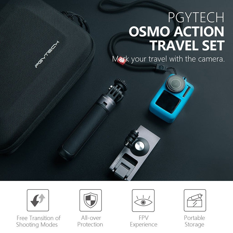 PGYTECH P-11B-027 三腳架背包夾收納包旅行套裝適用於大疆DJI Osmo Action