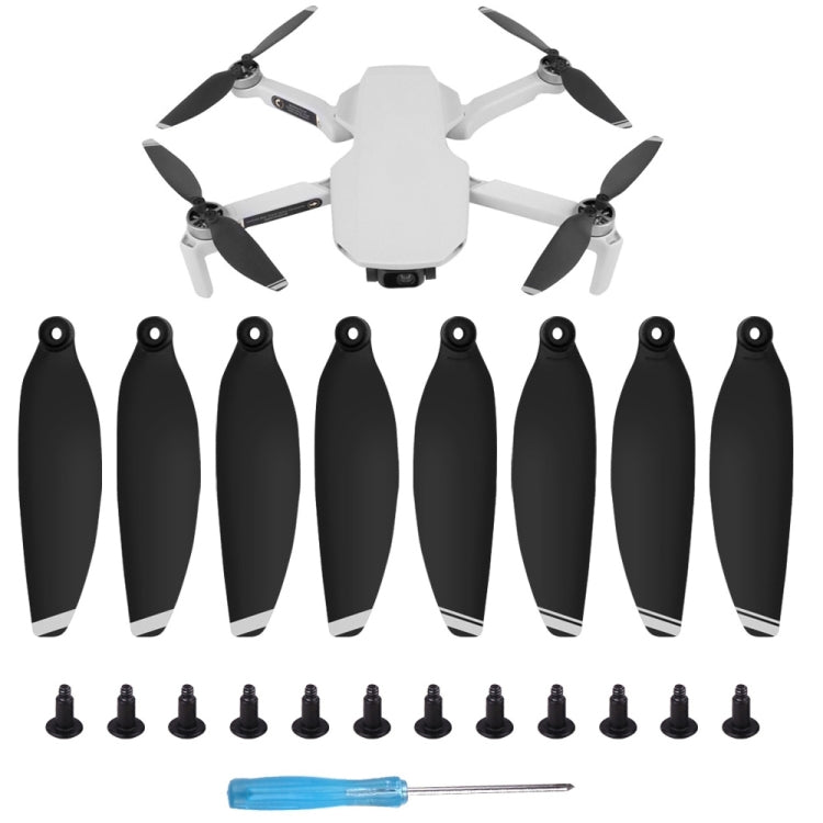 Sunnylife 4726F 8片/套 低噪音機翼螺旋槳無人機配件適用於大疆Mini 2