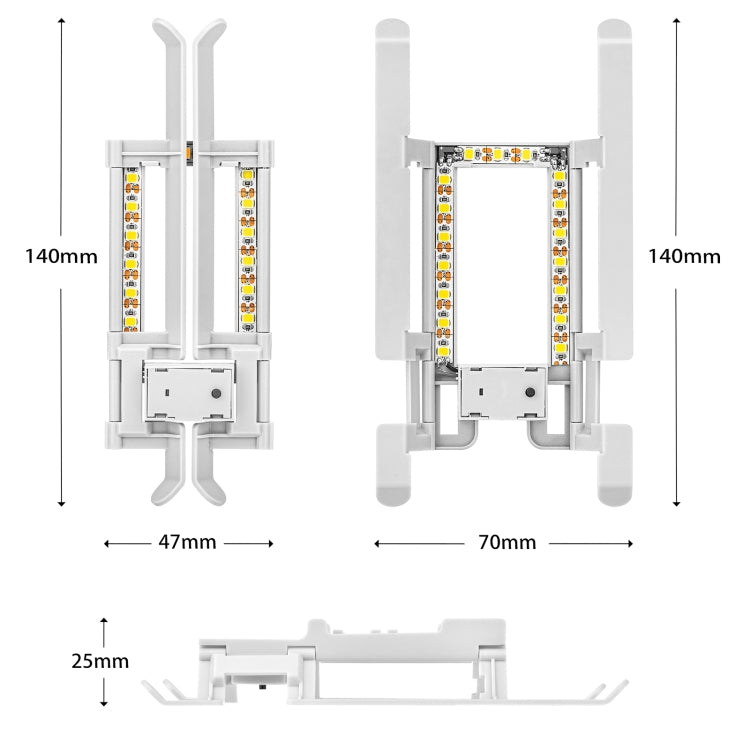 STARTRC 1109190 適用於大疆DJI Mavic Mini/ Mini 2可摺疊防臟起落架夜間指示發光腳架