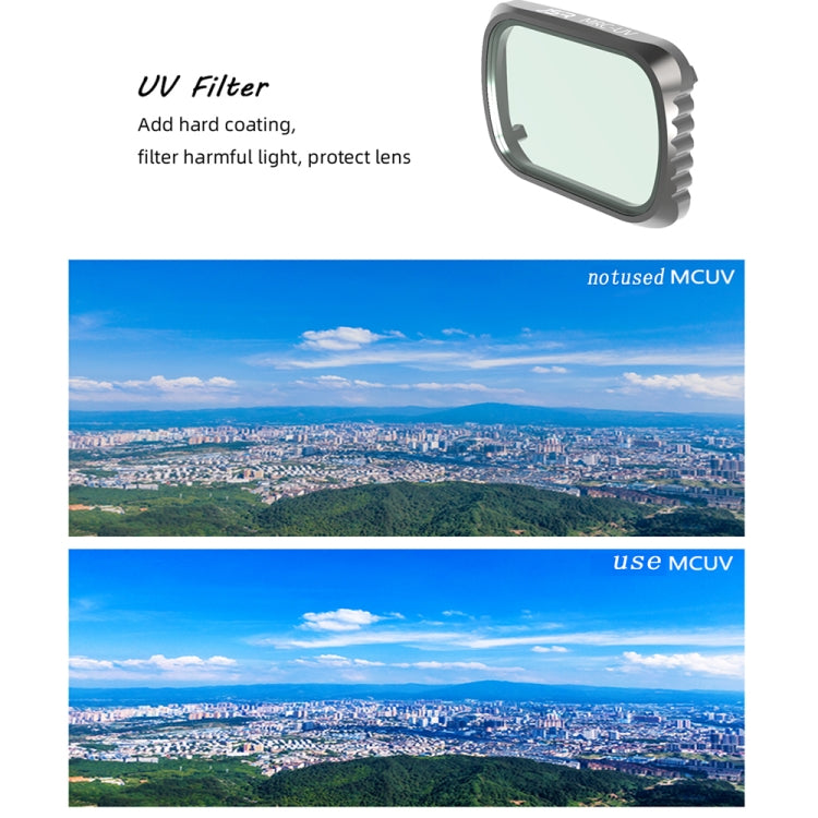 JSR JSR-1278-01 KS AIR2S KS MCUV 濾鏡 適用於大疆Air 2S  輕質鋁材框