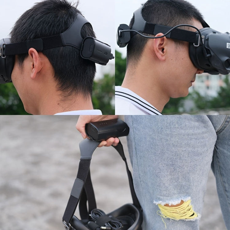 適用於大疆DJI FPV眼鏡V2   背掛電池盒30cm 供電線