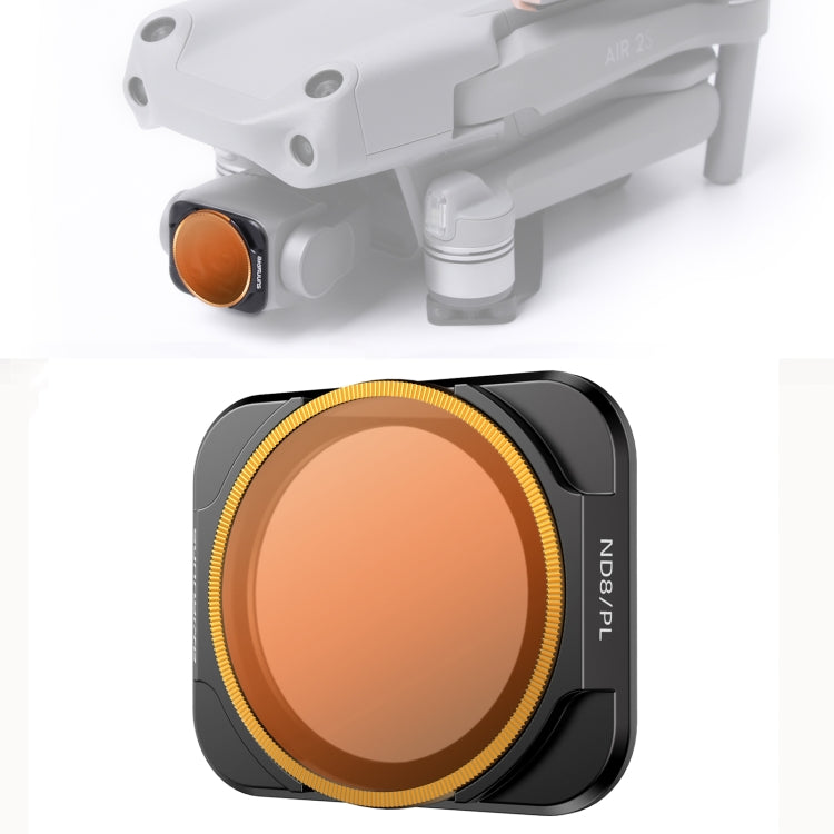 Sunnylife A2S-FI9343 適用於大疆DJI AIR 2S 單個ND8PL濾鏡