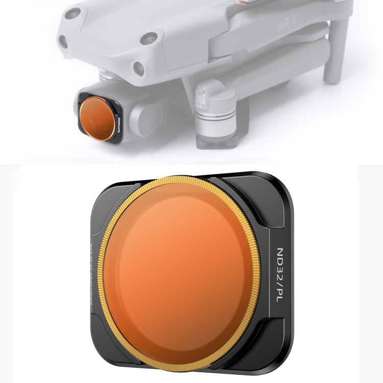 Sunnylife A2S-FI9343 適用於大疆DJI AIR 2S 單個ND32PL濾鏡