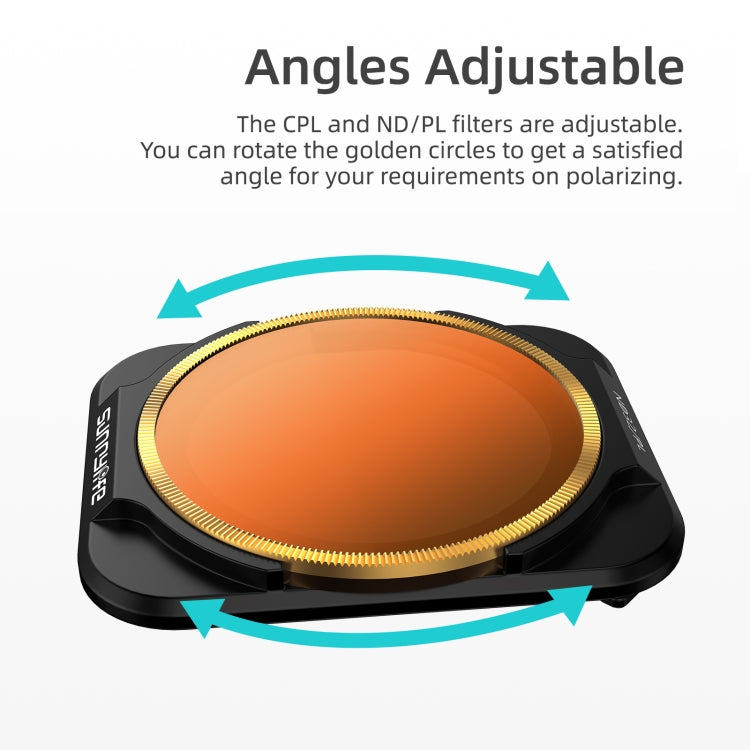 Sunnylife A2S-FI9343 適用於大疆DJI AIR 2S 單個ND64PL濾鏡