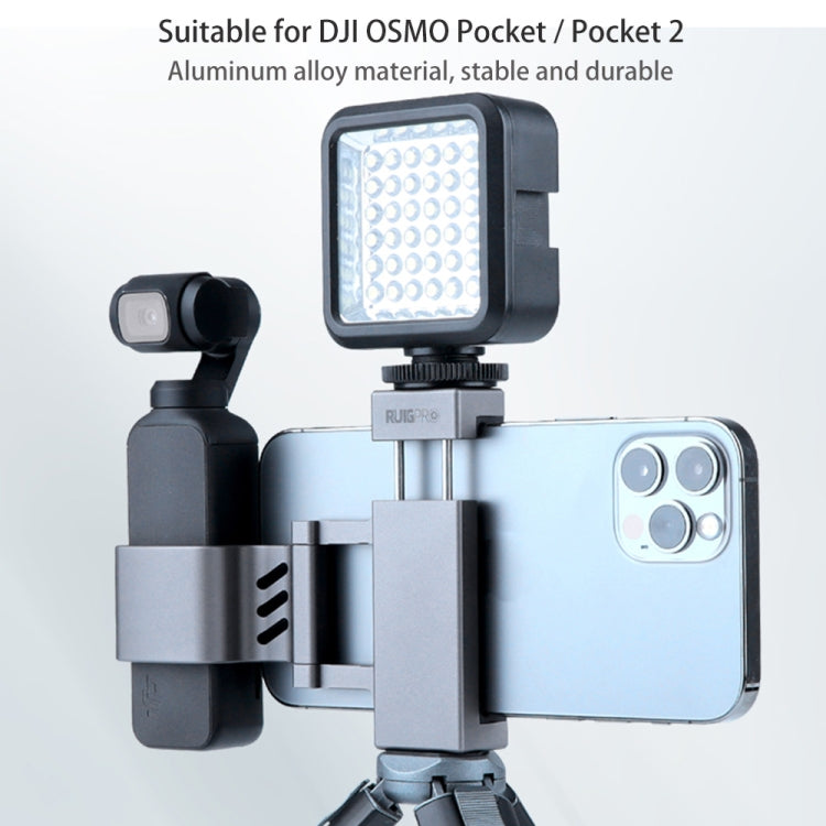 RUIGPRO適用於 DJI OSMO Pocket / Pocket 2相機手機固定支架