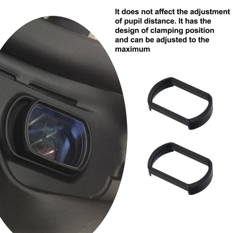 RCSTQ 1對裝 600度近視鏡片 適用於 大疆DJI FPV V2 飛行眼鏡非球面視力矯正鏡片