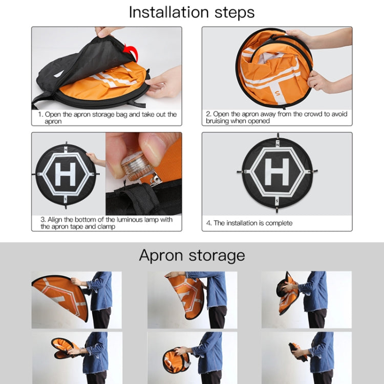 RCGEEK 停機坪55cm 適用於DJI Mavic Mini / Air 2S / FPV停機坪