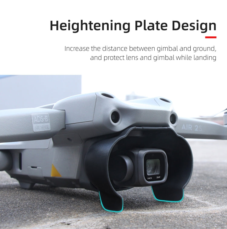 Sunnylife A2S-Q9350 大疆 DJI AIR 2S/御AIR 2鏡頭遮陽防眩光遮光罩